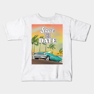 Save the Date Classic car Kids T-Shirt